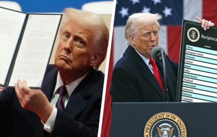 Трамп говорит, что &laquo;всё идёт очень хорошо&raquo;, в то время как его тарифы обвалили фондовый рынок на 2 триллиона долларов