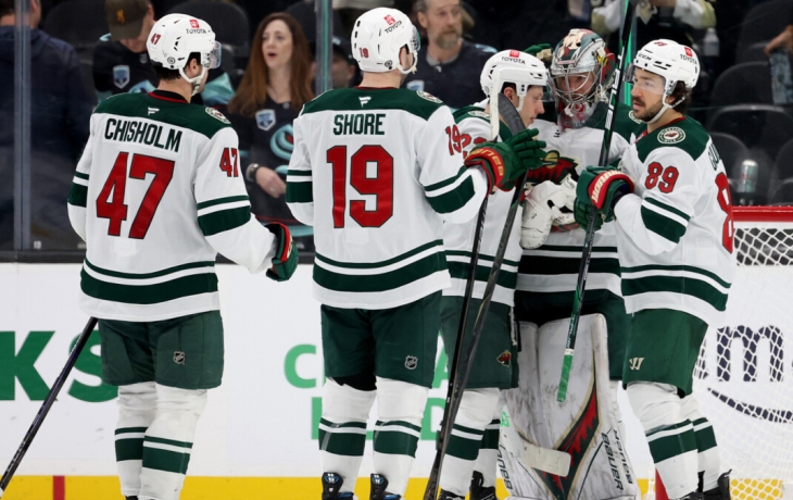 Дубль Капризова помог обыграть &laquo;Миннесоте&raquo; &laquo;Сан‑Хосе&raquo; в матче с 15‑ю шайбами