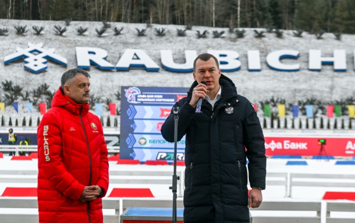 «Лучшая половина мирового биатлона сегодня находится в Раубичах» — министр спорта РФ Дегтярев «Лучшая половина мирового биатлона сегодня находится в Раубичах» — министр спорта РФ Дегтярев