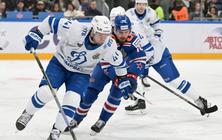 Московское &laquo;Динамо&raquo; во втором овертайме обыграло СКА и увеличило преимущество в серии плей‑офф КХЛ