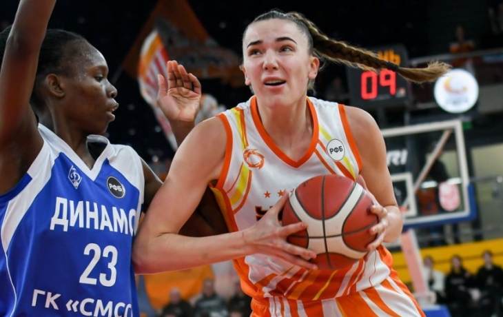 Баскетболистка Мусина: &laquo;Очень рада, что Маша Клюндикова едет в WNBA. Будем болеть за тебя, подруга&raquo;