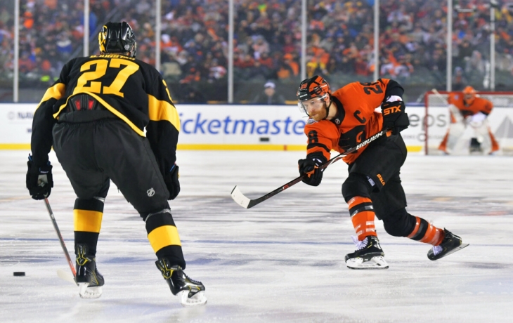 Клод Жиру побил рекорд Александра Овечкина по очкам в матчах против &laquo;Питтсбурга&raquo;