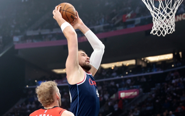 Трипл‑дабл Зубаца и 35 очков Хардена помогли &laquo;Клипперс&raquo; обыграть &laquo;Хьюстон&raquo; в матче НБА