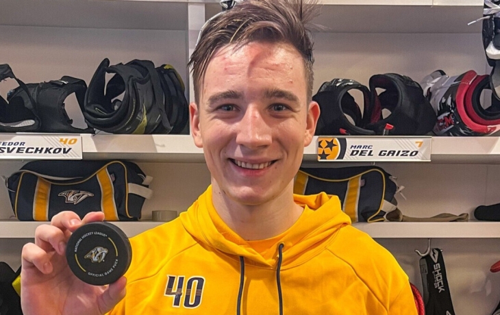 &laquo;Нэшвилл&raquo; вызвал российского нападающего Свечкова из АХЛ