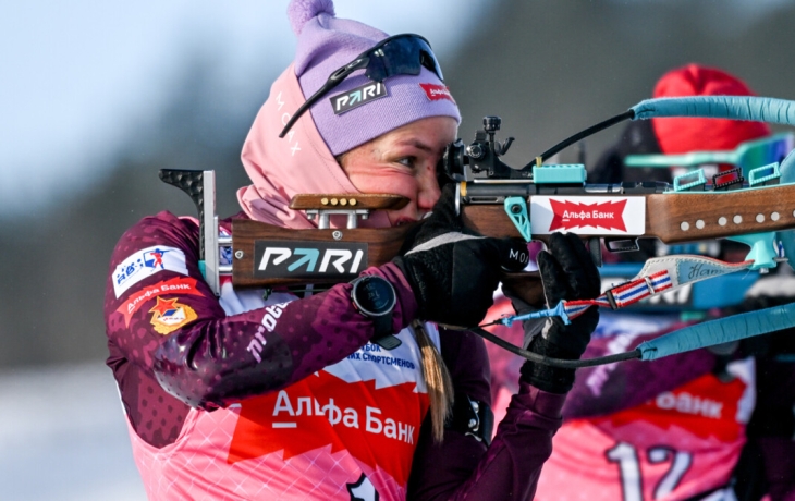 Наталия Шевченко и Кирилл Бажин выиграли пролог в формате дуэльной стрельбы на этапе Кубка Содружества в Мурманске