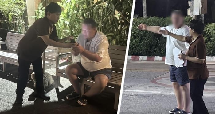 Российского туриста в Таиланде прямо перед отелем элегантно ограбили два трансвестита Российского туриста в Таиланде прямо перед отелем элегантно ограбили два трансвестита