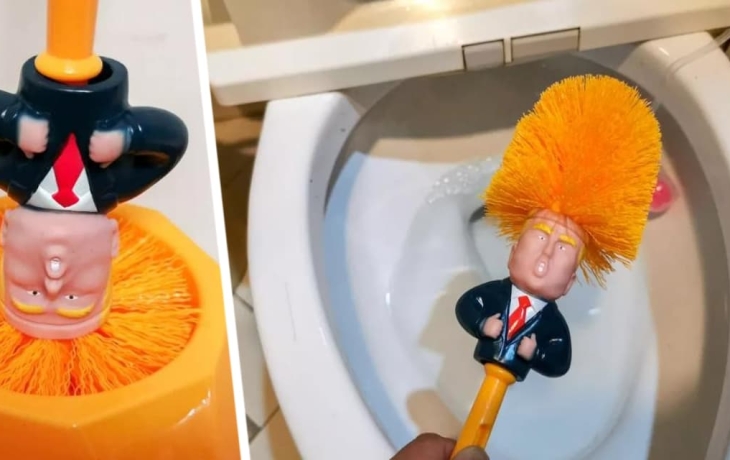 Туалетные ёршики в виде Трампа начали выпускать в Китае: продажи зашкаливают