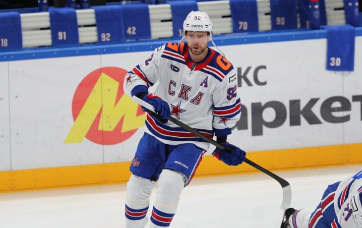Форвард СКА Кузнецов будет внесен в список травмированных