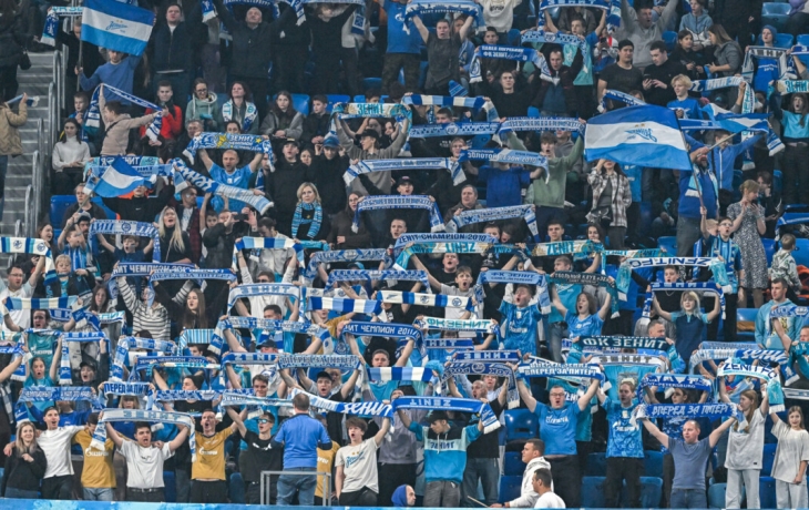 «Зенит» стал самой посещаемой командой РПЛ в первой части сезона