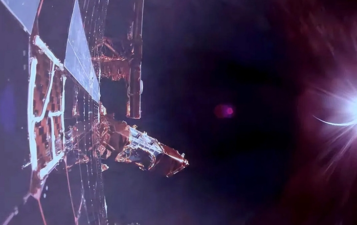 Посмотрите, как Земля закрывает Солнце: Blue Ghost прислал кадры из космоса Посмотрите, как Земля закрывает Солнце: Blue Ghost прислал кадры из космоса