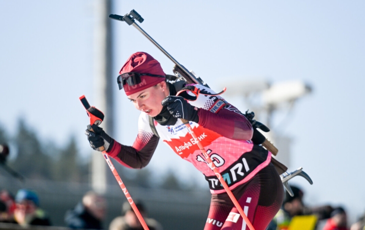 &laquo;Метеля подает большие надежды&raquo; &mdash; Домрачева о победе россиянки в масс‑старте на Кубке сильнейших