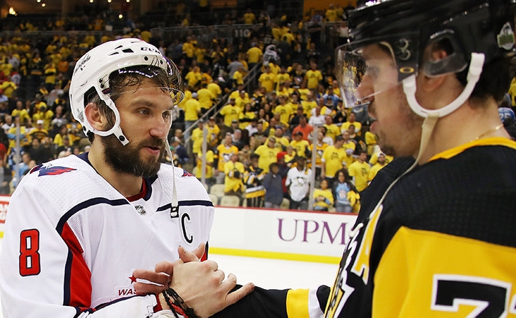 &laquo;Великий&raquo;. Малкин поздравил Овечкина с повторением рекорда Гретцки