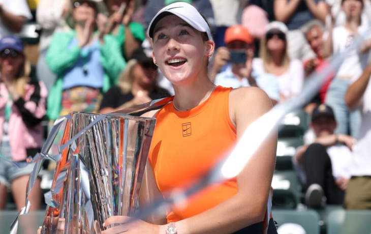 Мирра Андреева &mdash; первая из российских теннисисток в топ‑6 рейтинга WTA с февраля 2016 года