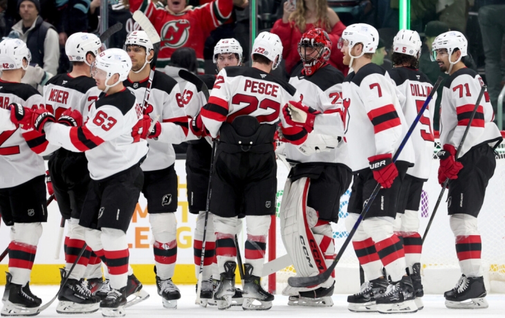 «Нью‑Джерси» в овертайме обыграл «Тампу» в матче НХЛ, Кучеров забросил шайбу «Нью‑Джерси» в овертайме обыграл «Тампу» в матче НХЛ, Кучеров забросил шайбу