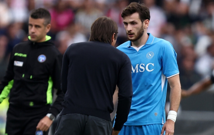 Конте &mdash; о переходе Кварацхелии в &laquo;ПСЖ&raquo;: &laquo;Все, что мы можем сделать, это пожелать Хвиче и его семье всего наилучшего&raquo;