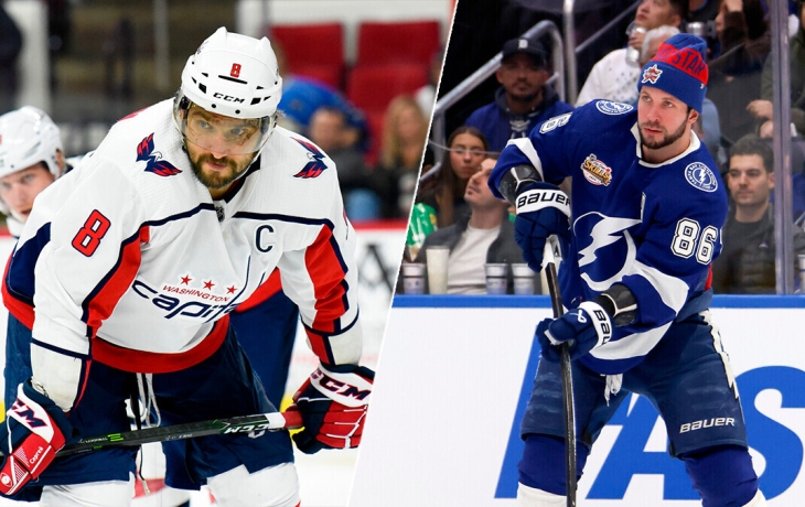 Овечкин стал вторым в рейтинге действующих российских хоккеистов НХЛ по версии The Hockey Writers