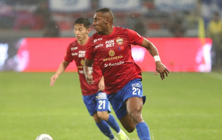 ЦСКА &mdash; &laquo;Динамо&raquo; Мх &mdash; 1:0. Мойзес на 32‑й минуте открыл счет в матче РПЛ. Видео