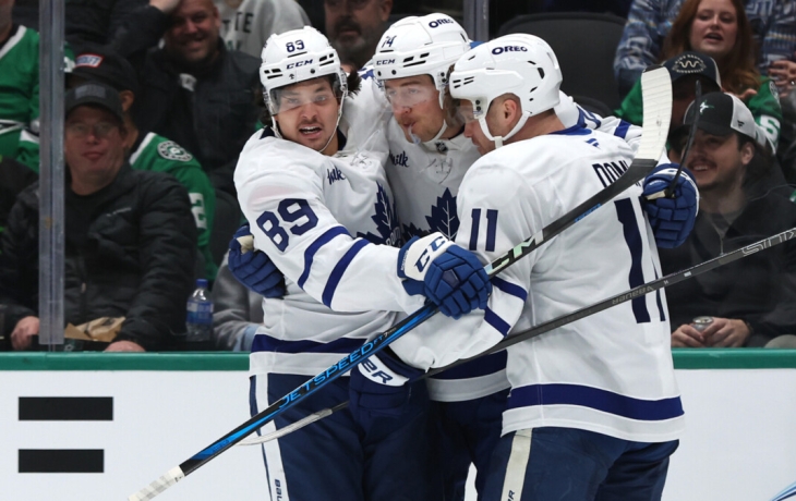 &laquo;Филадельфия&raquo; уступила &laquo;Торонто&raquo; в матче НХЛ, Мичков не забил в третьей игре подряд