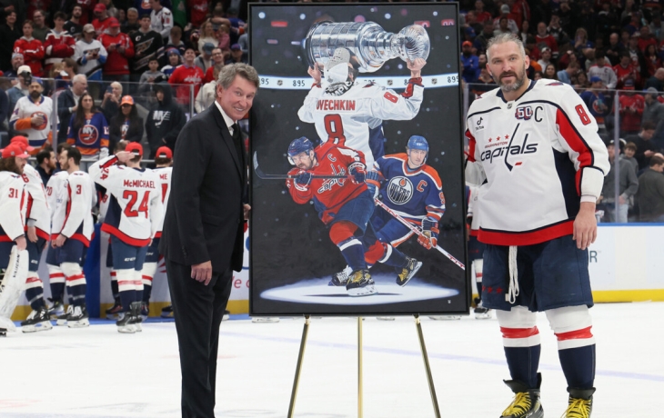 &laquo;Величайший бомбардир в истории&raquo;. Хоккеист &laquo;Вашингтона&raquo; Оши поздравил Овечкина с рекордом НХЛ