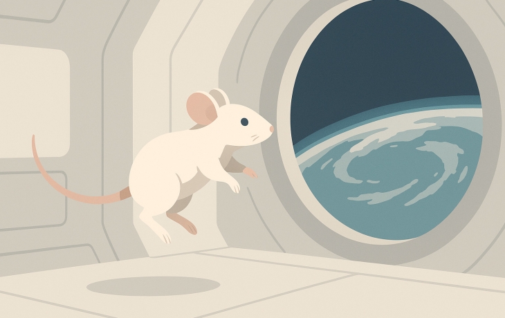 Последствия невесомости для скелета изучили на мышах-космонавтах