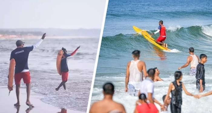 Пять российских туристок, попавших в морской водоворот, спасли в Гоа Пять российских туристок, попавших в морской водоворот, спасли в Гоа