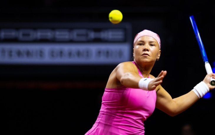 Диана Шнайдер не смогла выйти в четвертьфинал теннисного турнира в Штутгарте