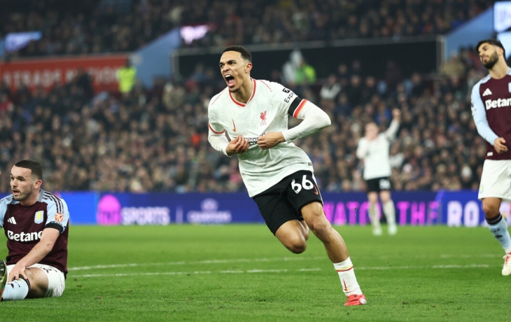 &laquo;Ливерпуль&raquo; сыграл вничью с &laquo;Астон Виллой&raquo; в перенесенном матче чемпионата Англии