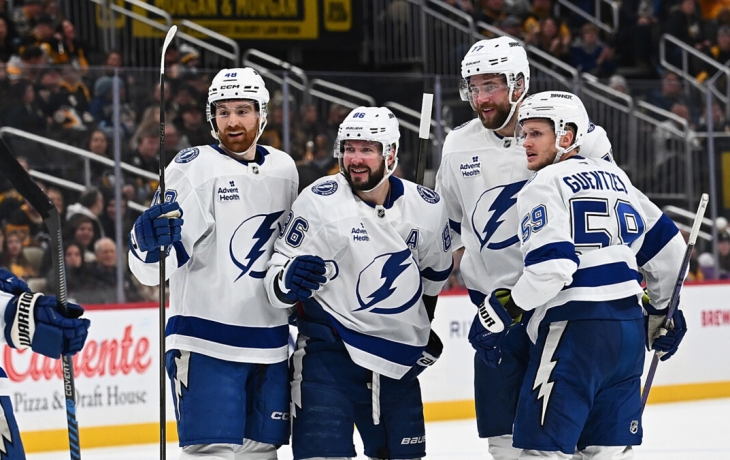 &laquo;Тампа&raquo; стала восьмой командой, вышедшей в плей‑офф НХЛ