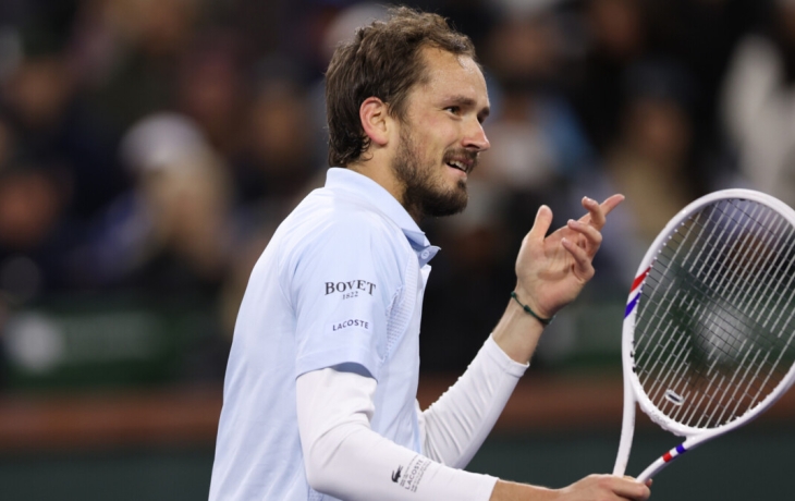 Медведев обыграл Пола и вышел в &frac14; финала &laquo;Мастерса&raquo; в Индиан‑Уэллсе