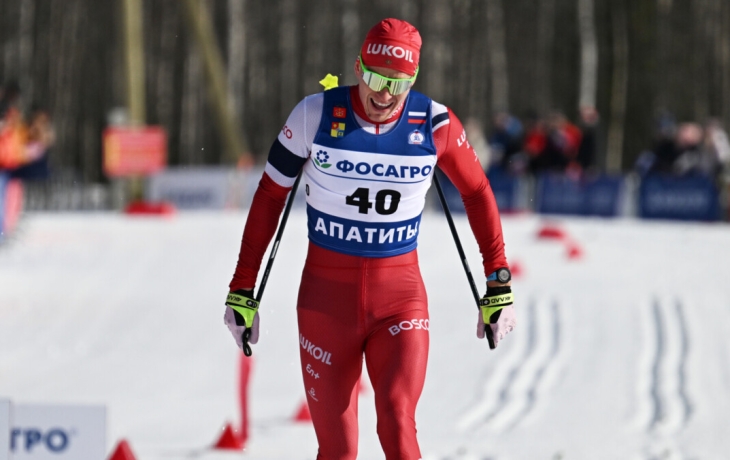 Большунов одержал седьмую победу подряд, выиграв гонку на 70 км в Мончегорске Большунов одержал седьмую победу подряд, выиграв гонку на 70 км в Мончегорске