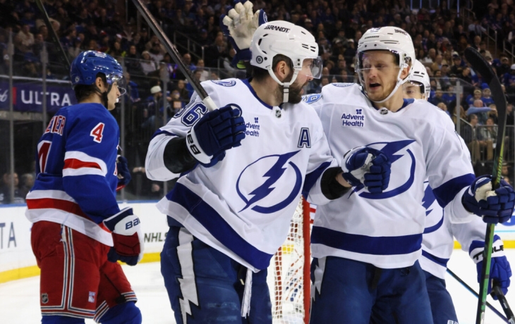 &laquo;Тампа&raquo; переиграла &laquo;Флориду&raquo; в матче НХЛ, Кучеров нагнал МакКиннона по голевым передачам