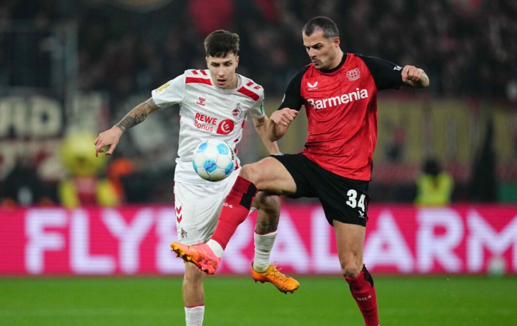 &laquo;Байер&raquo; отыгрался с 0:2 в матче с &laquo;Кельном&raquo; и вышел в полуфинал Кубка Германии