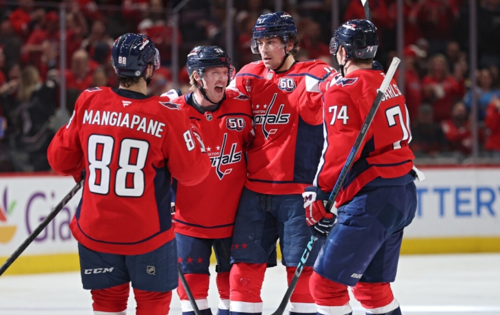 Овечкин признан первой звездой матча против &laquo;Сан‑Хосе&raquo;, в его активе гол и пас