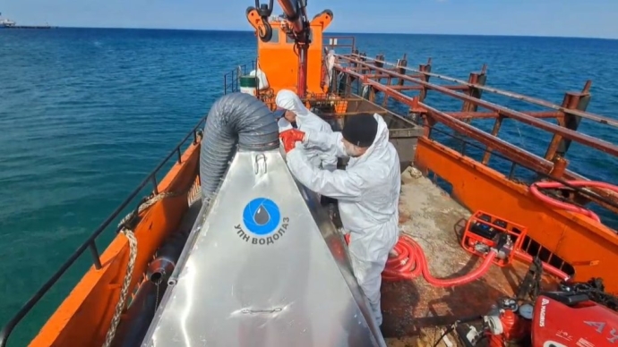 Испытания УПН «Водолаз» у побережья Анапы
