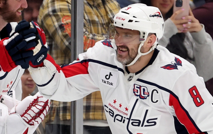 Овечкин отдал 13‑й голевой пас в текущем сезоне НХЛ